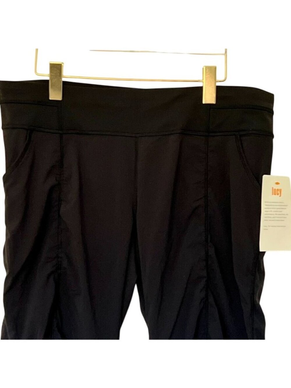 Lucy Womens Sz L Pants Bootcut Athleisure Performance Travel Comfort Gorpcore - Picture 13 of 16